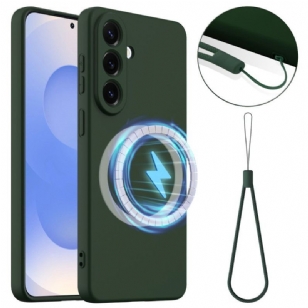 Coque Samsung Galaxy S26 Magnétique Silicone Liquide