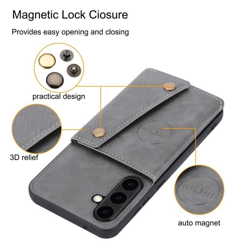 Coque Samsung Galaxy S26 Porte-Cartes Effet Cuir