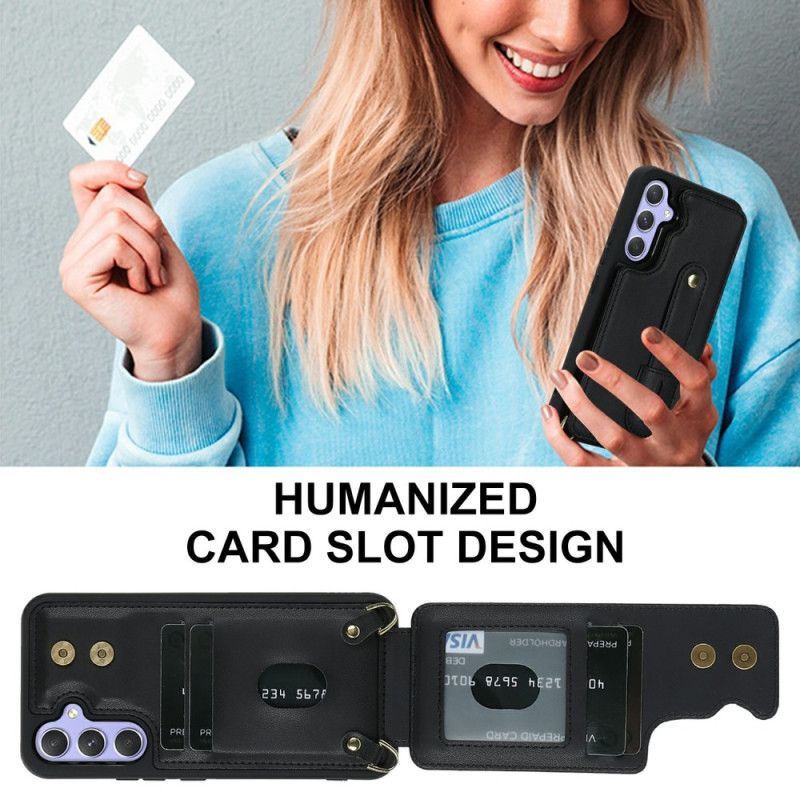 Coque Samsung Galaxy S26 Porte-Cartes et Bandoulière