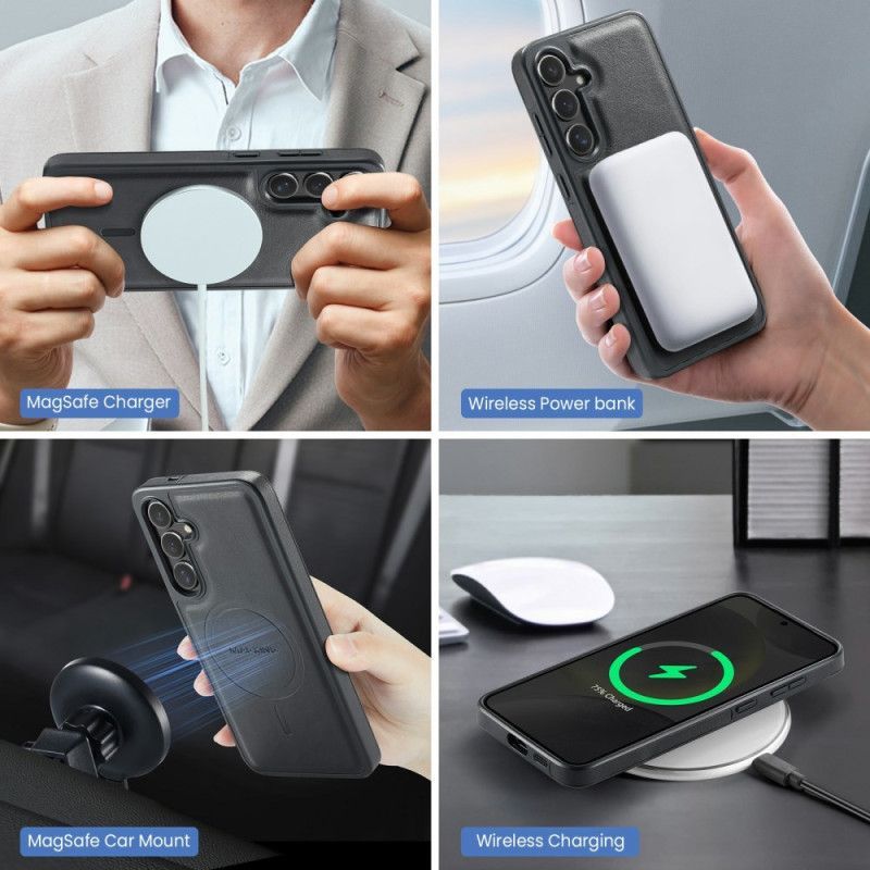 Coque Samsung Galaxy S26 Porte-Cartes Magnétique et Anneau MAGKING