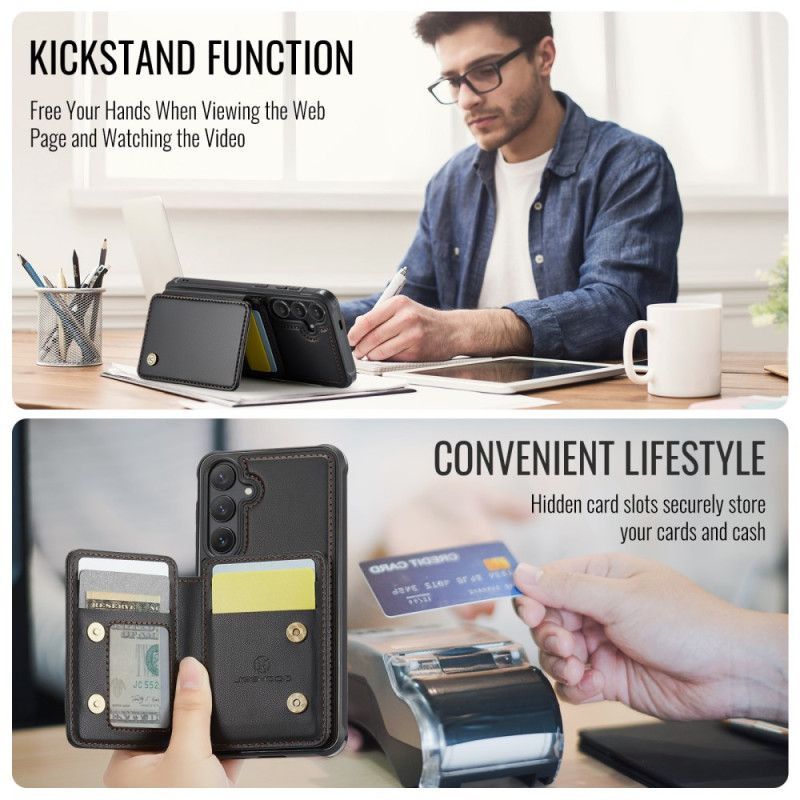 Coque Samsung Galaxy S26 Porte-Cartes Magnétique JEEHOOD