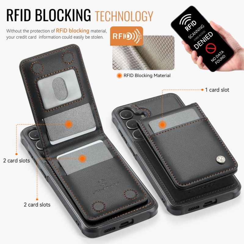 Coque Samsung Galaxy S26 Porte-Cartes RFID JEEHOOD