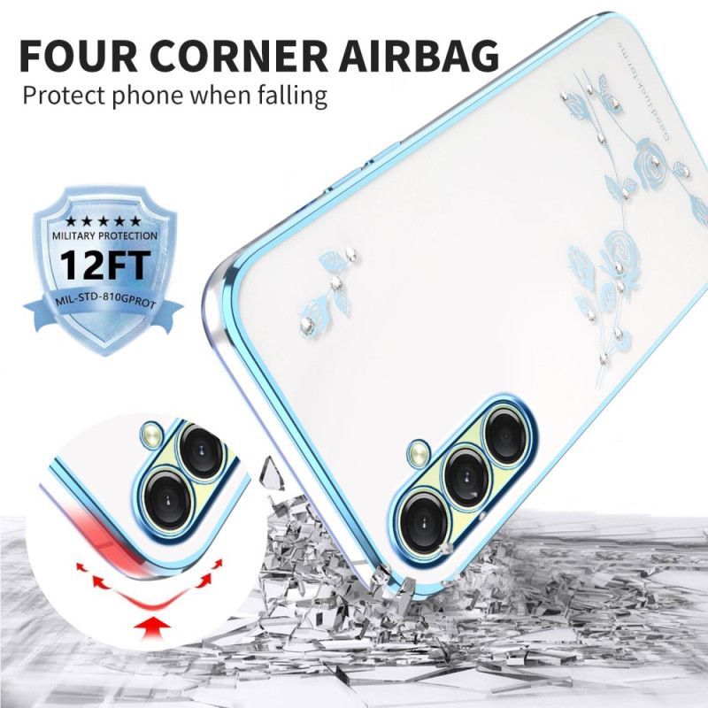 Coque Samsung Galaxy S26 Strass et Fleurs KADEM