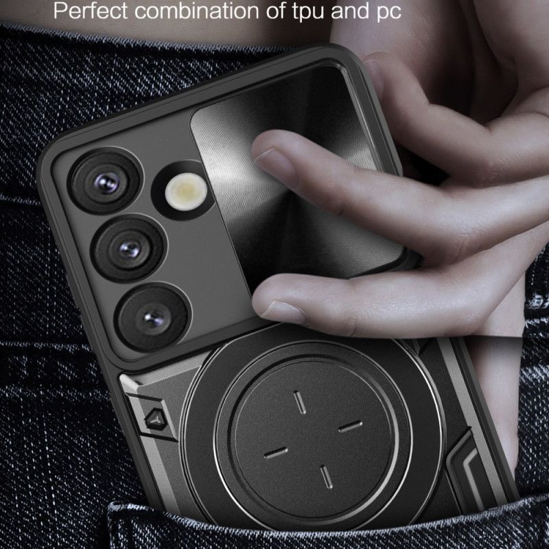 Coque Samsung Galaxy S26 Support et Protection Caméra Coulissante