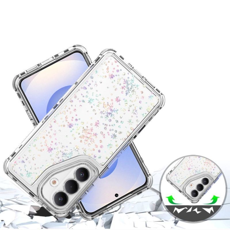 Coque Samsung Galaxy S26 Transparente avec Film Holographique