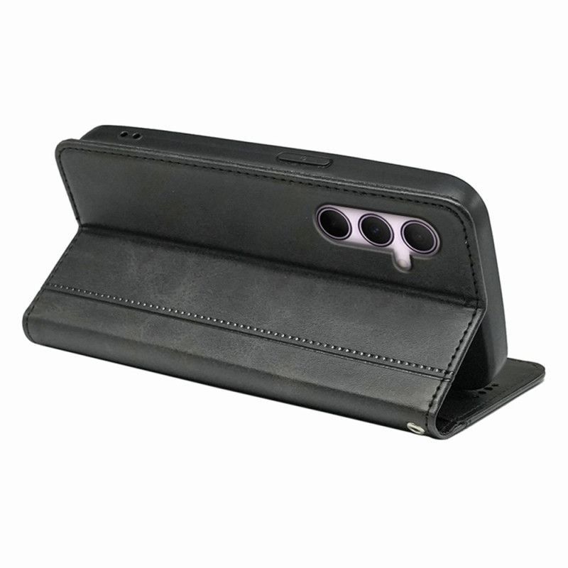 Flip Cover Samsung Galaxy S26 Effet Cuir Liseré