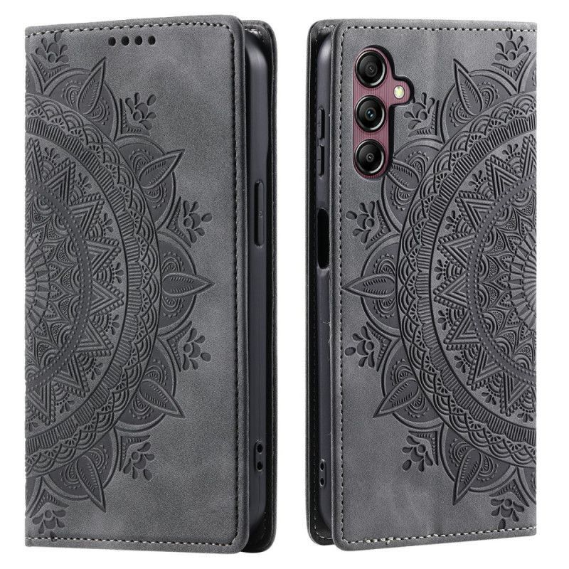 Flip Cover Samsung Galaxy S26 Effet Daim Mandala