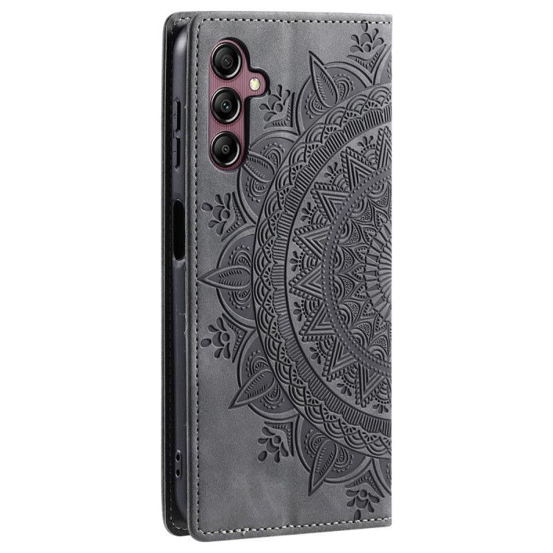 Flip Cover Samsung Galaxy S26 Effet Daim Mandala