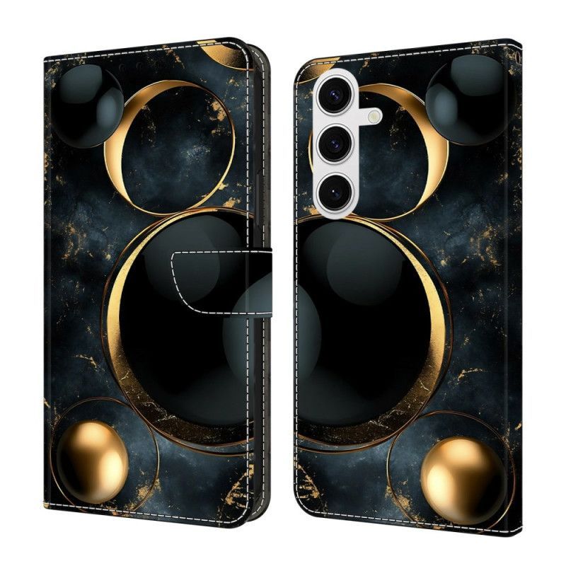 Housse Samsung Galaxy S26 Anneaux Dorés