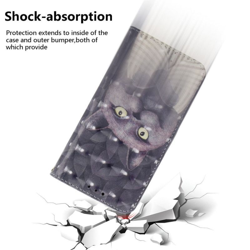 Housse Samsung Galaxy S26 Chat Gris à Lanière