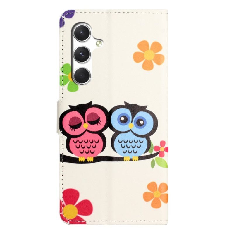 Housse Samsung Galaxy S26 Couple de Hiboux