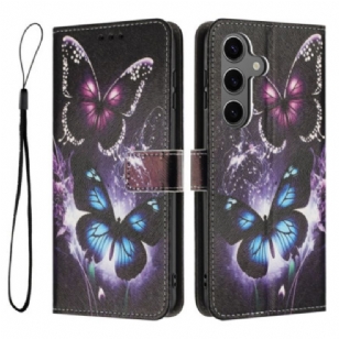 Housse Samsung Galaxy S26 Deux Papillons