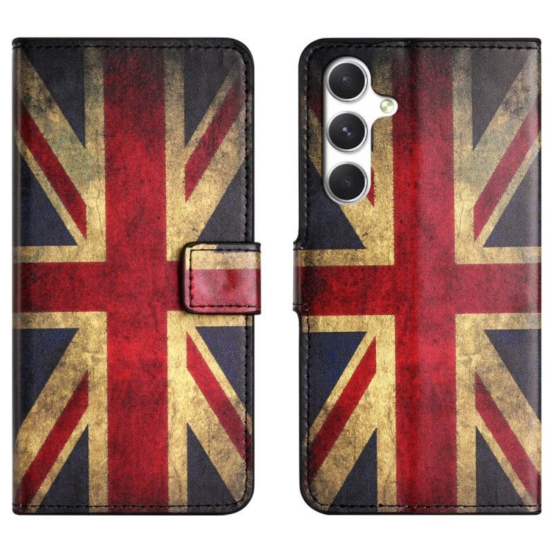 Housse Samsung Galaxy S26 Drapeau Anglais Vintage