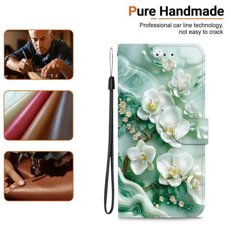 Housse Samsung Galaxy S26 Fleurs de Jade