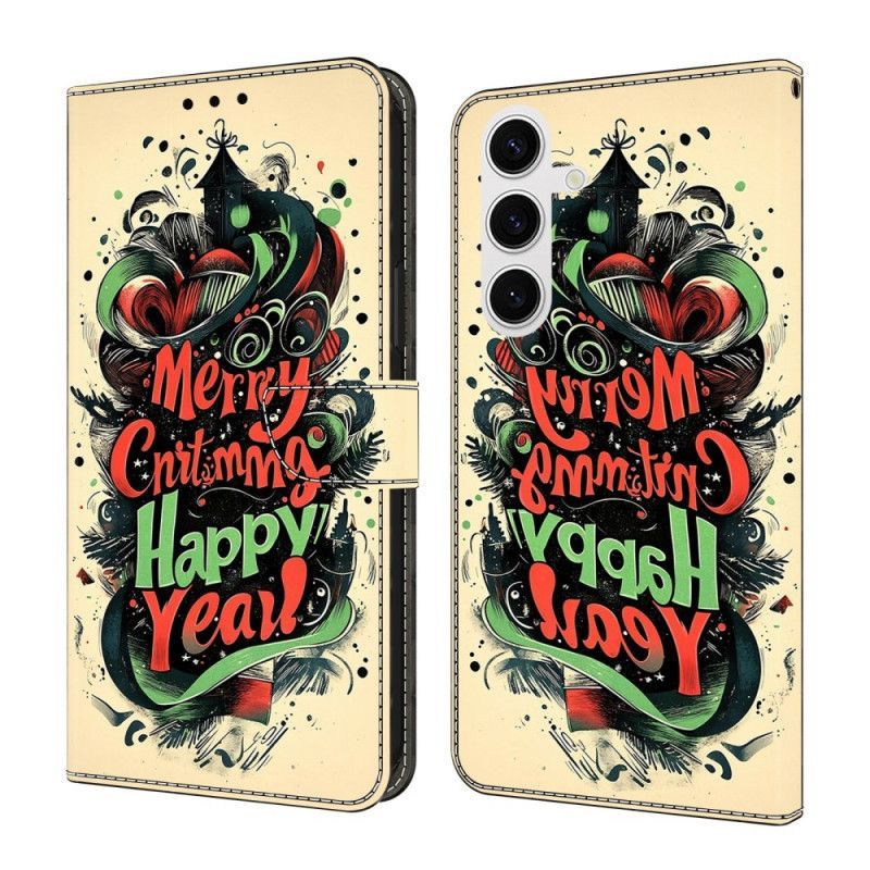Housse Samsung Galaxy S26 Graffiti de Noël