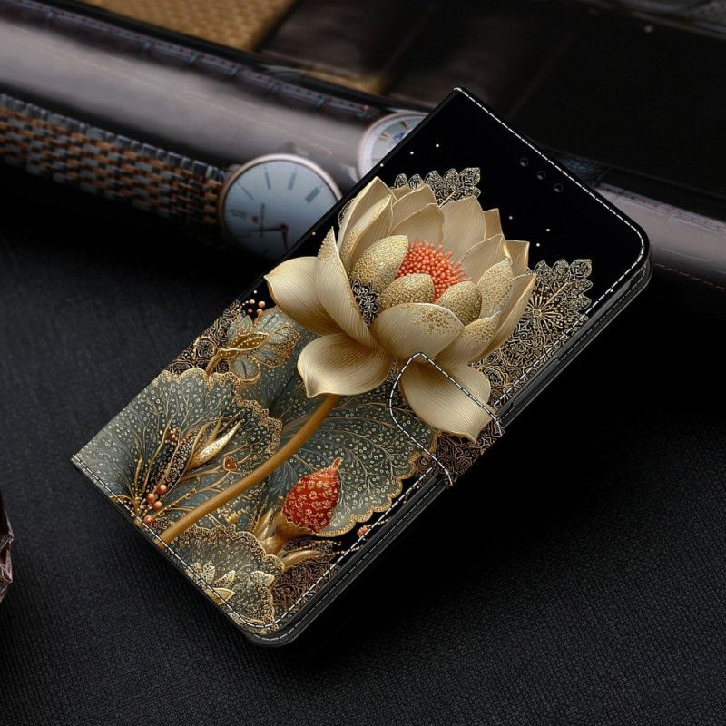 Housse Samsung Galaxy S26 Lotus Doré