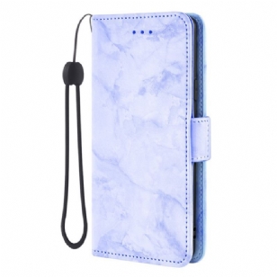 Housse Samsung Galaxy S26 Motif Marbre et Double Fermoir