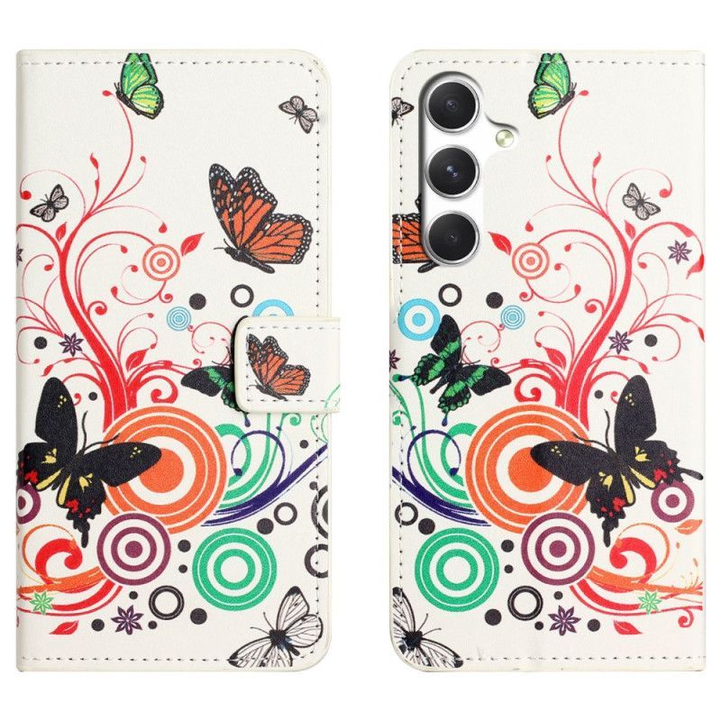 Housse Samsung Galaxy S26 Papillons Blancs