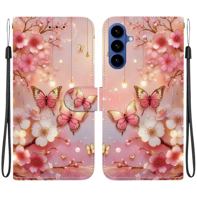 Housse Samsung Galaxy S26 Papillons Lanternes