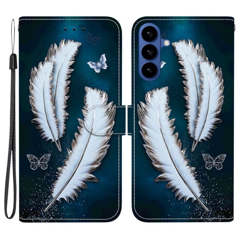 Housse Samsung Galaxy S26 Plumes Blanches