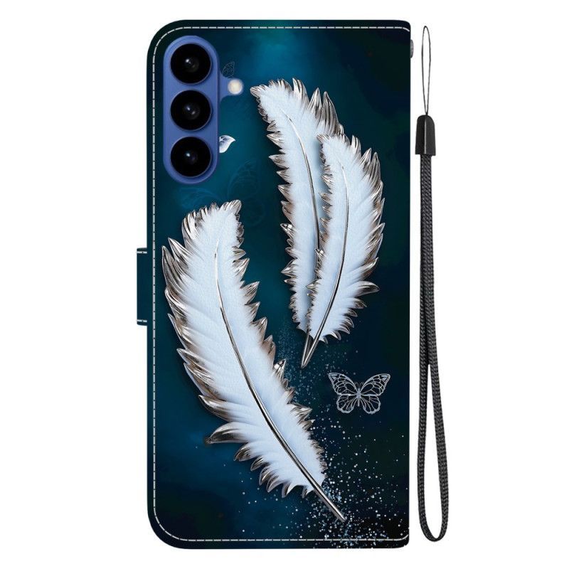 Housse Samsung Galaxy S26 Plumes Blanches