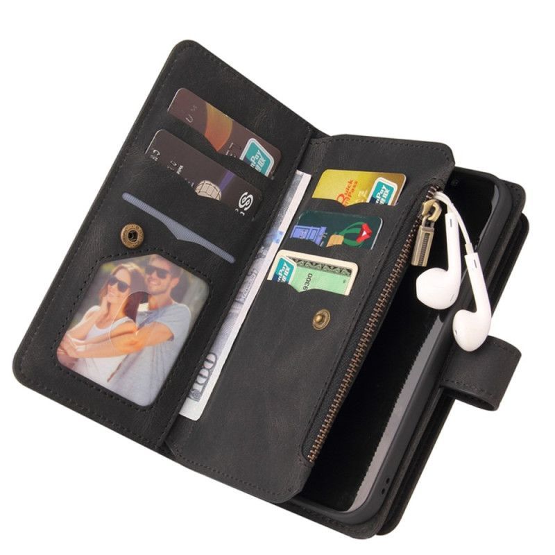 Housse Samsung Galaxy S26 Portefeuille 15 Porte-Cartes et Lanière