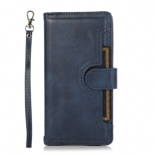 Housse Samsung Galaxy S26 Portefeuille Magnétique et Lanière