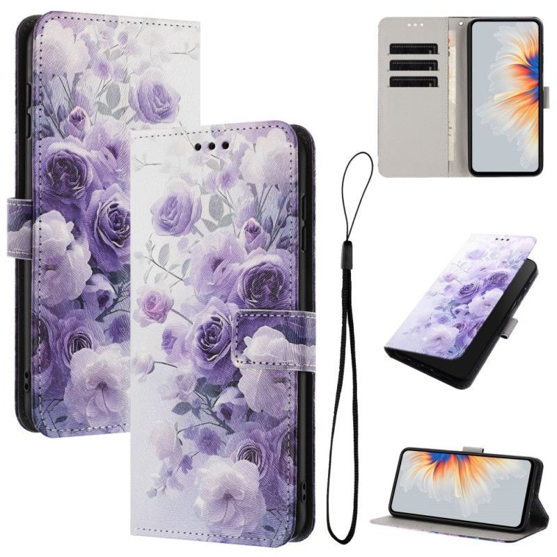Housse Samsung Galaxy S26 Roses Violettes