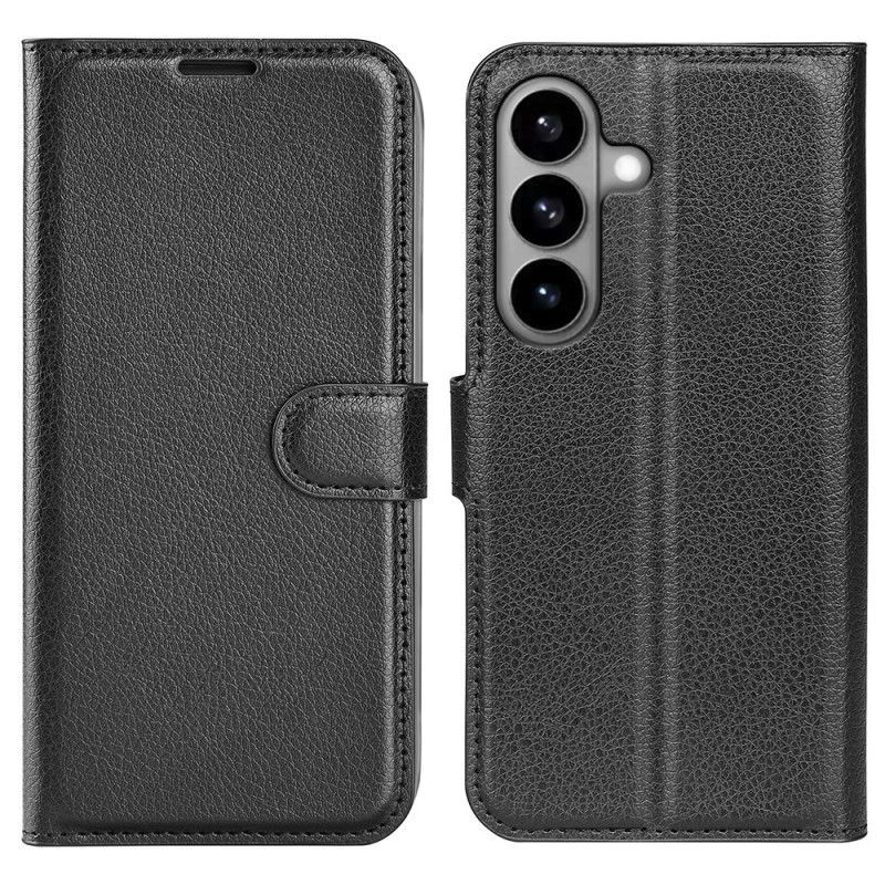 Housse Samsung Galaxy S26 Simili Cuir Litchi