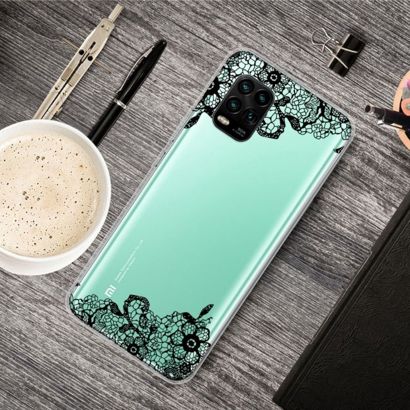 Coque Xiaomi Mi 10 Lite fleur dentelle