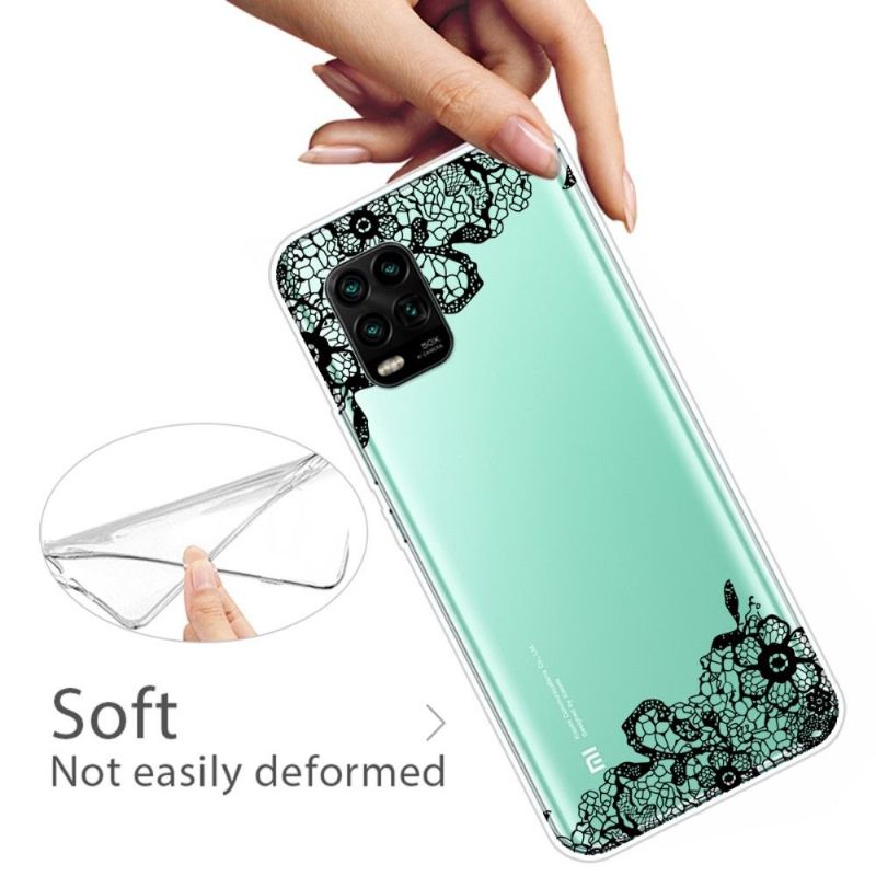 Coque Xiaomi Mi 10 Lite fleur dentelle