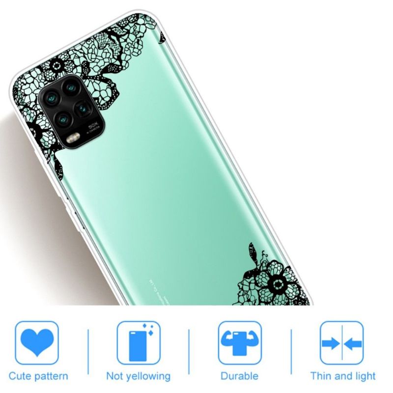 Coque Xiaomi Mi 10 Lite fleur dentelle