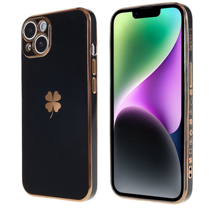 Coque iPhone 14 Plus Trèfle Lucky