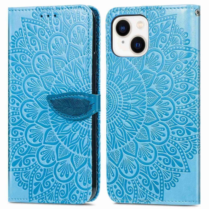 Housse iPhone 14 Plus Feuilles Tribales