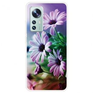 Coque Xiaomi 12 / 12X Fleurs Réalistes