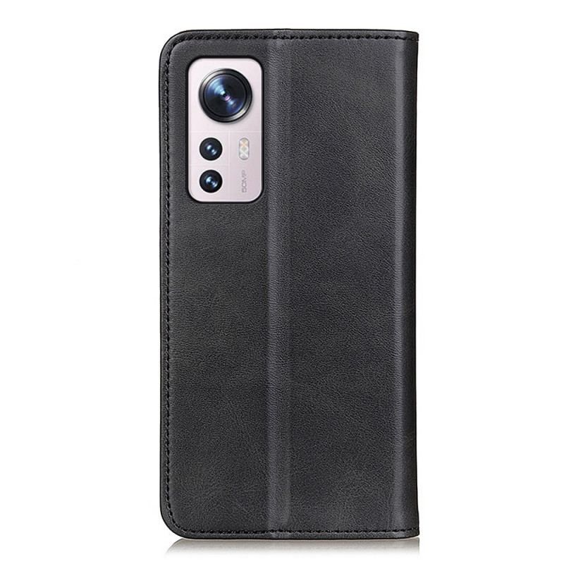 Flip Cover Xiaomi 12 / 12X Cuir Fendu Élégance