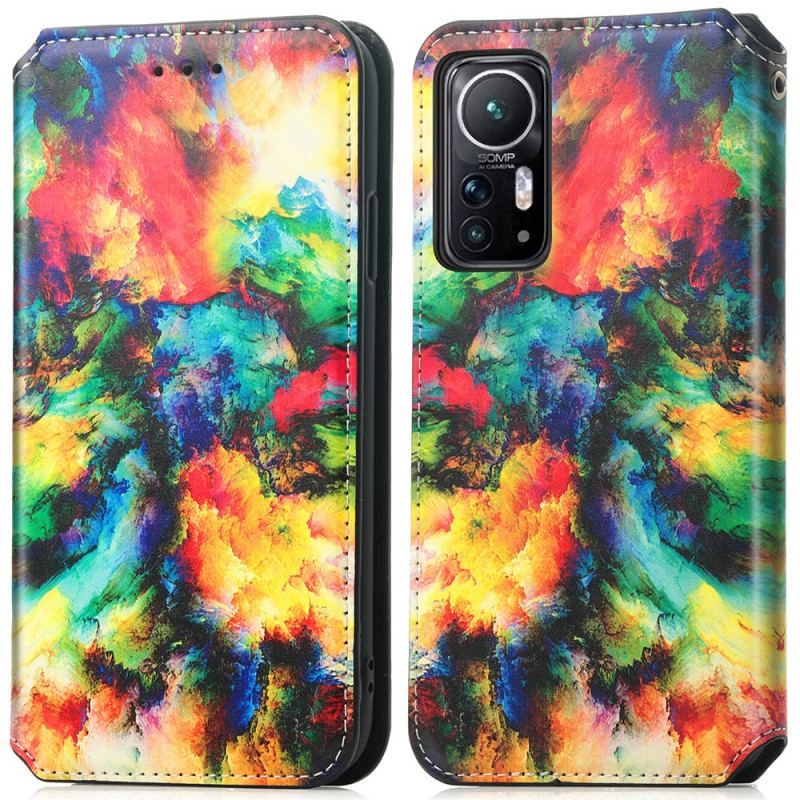 Flip Cover Xiaomi 12 / 12X Design RFID Caseneo
