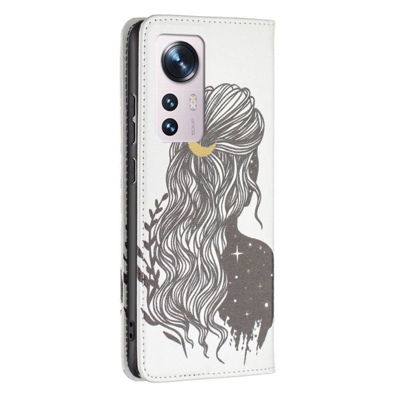 Flip Cover Xiaomi 12 / 12X Jolie Chevelure