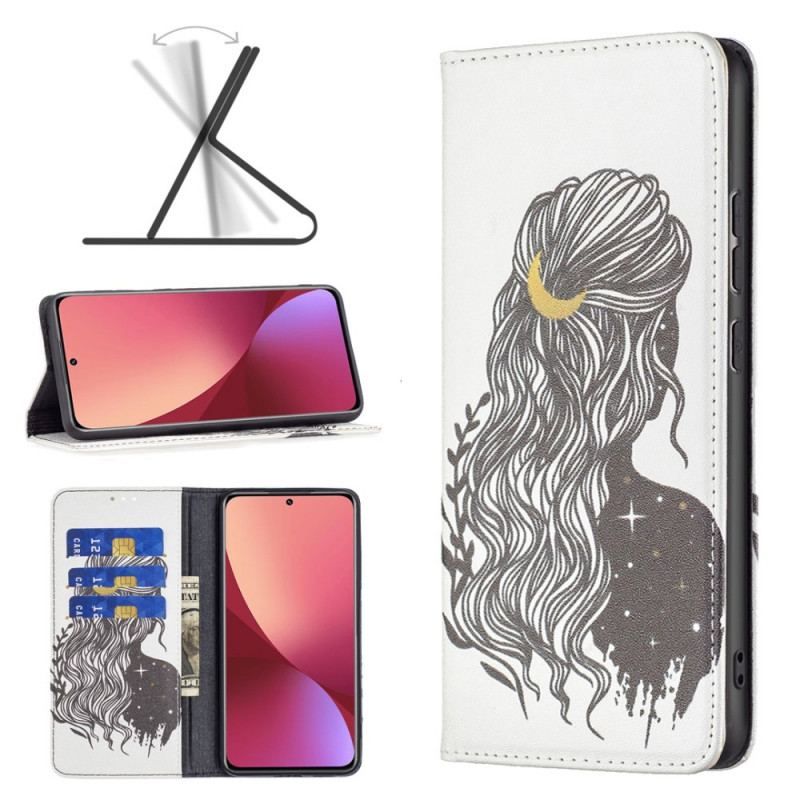 Flip Cover Xiaomi 12 / 12X Jolie Chevelure