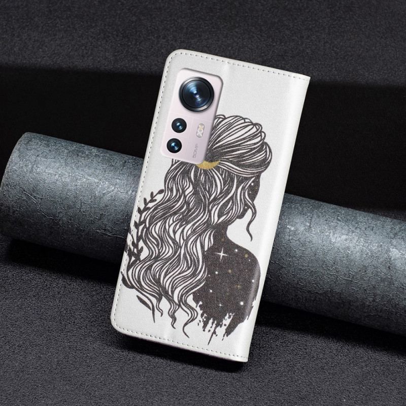 Flip Cover Xiaomi 12 / 12X Jolie Chevelure