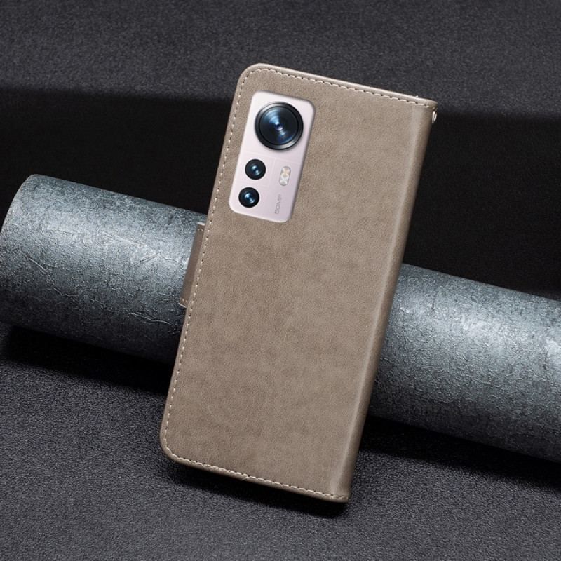 Housse Xiaomi 12 / 12X / 12 X Papillons à Lanière