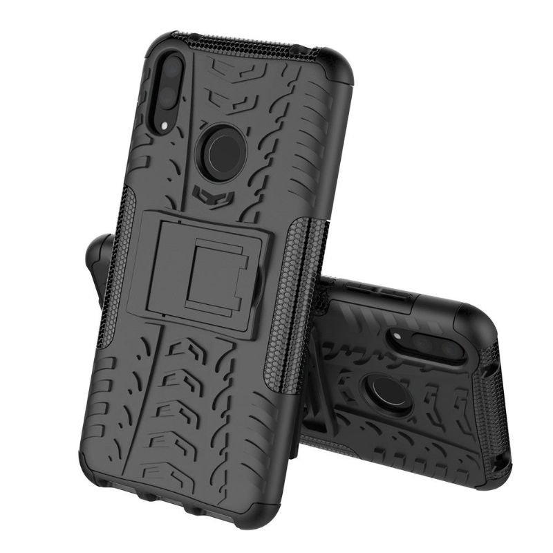 Huawei Y7 2019 - Coque antidérapante avec support intégré