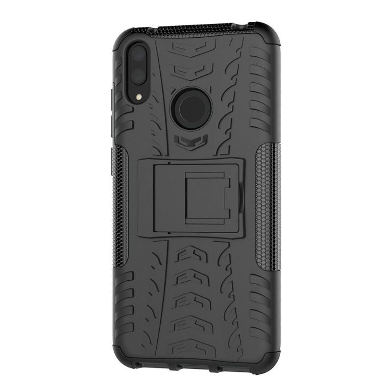 Huawei Y7 2019 - Coque antidérapante avec support intégré