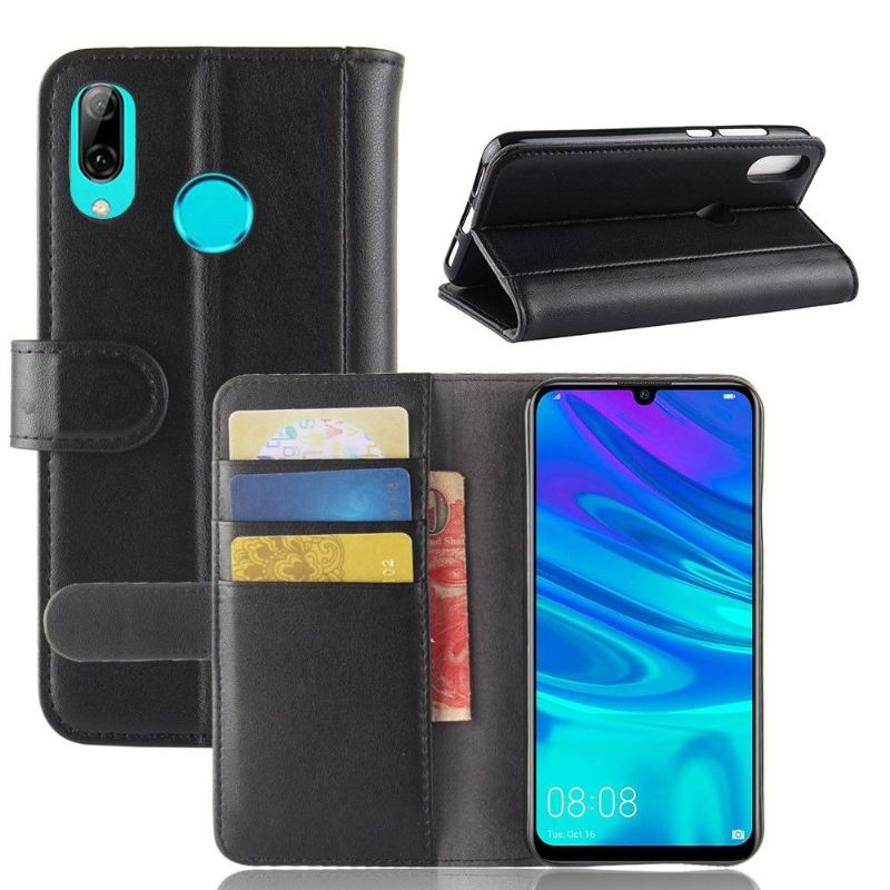 Huawei Y7 2019 - Étui portefeuille en cuir premium