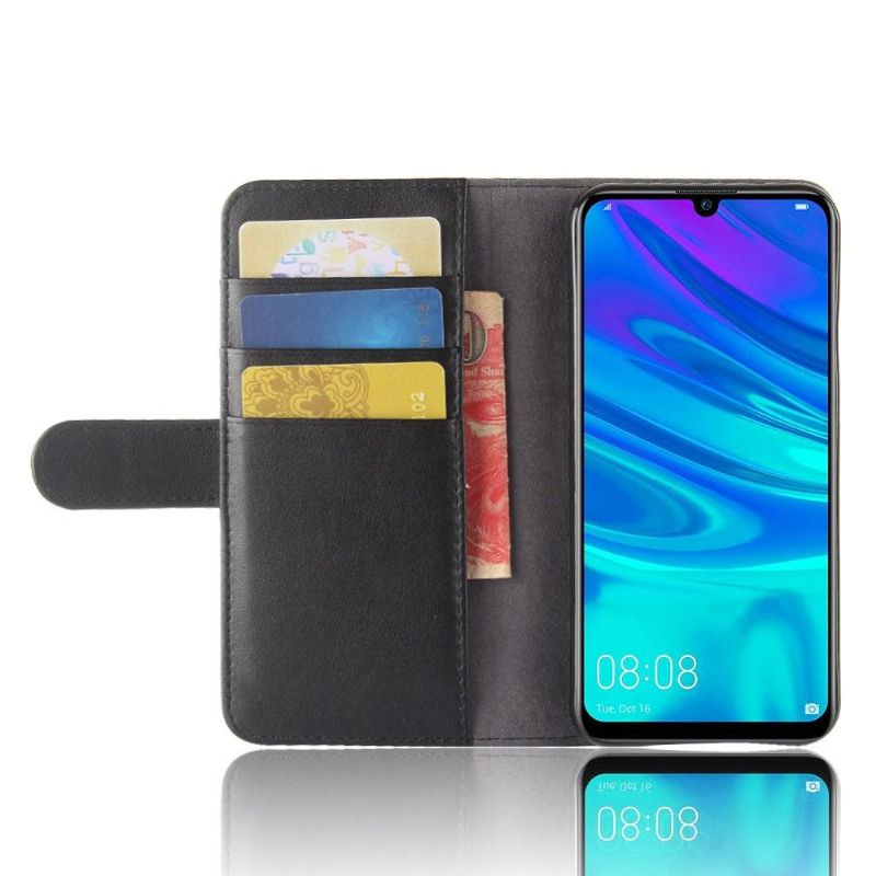 Huawei Y7 2019 - Étui portefeuille en cuir premium