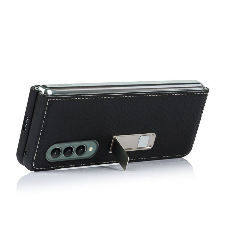 Coque Samsung Galaxy Z Fold3 5G Cuir coutures apparentes