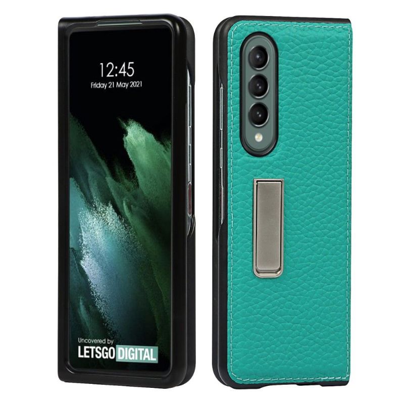 Coque Samsung Galaxy Z Fold3 5G Cuir coutures apparentes