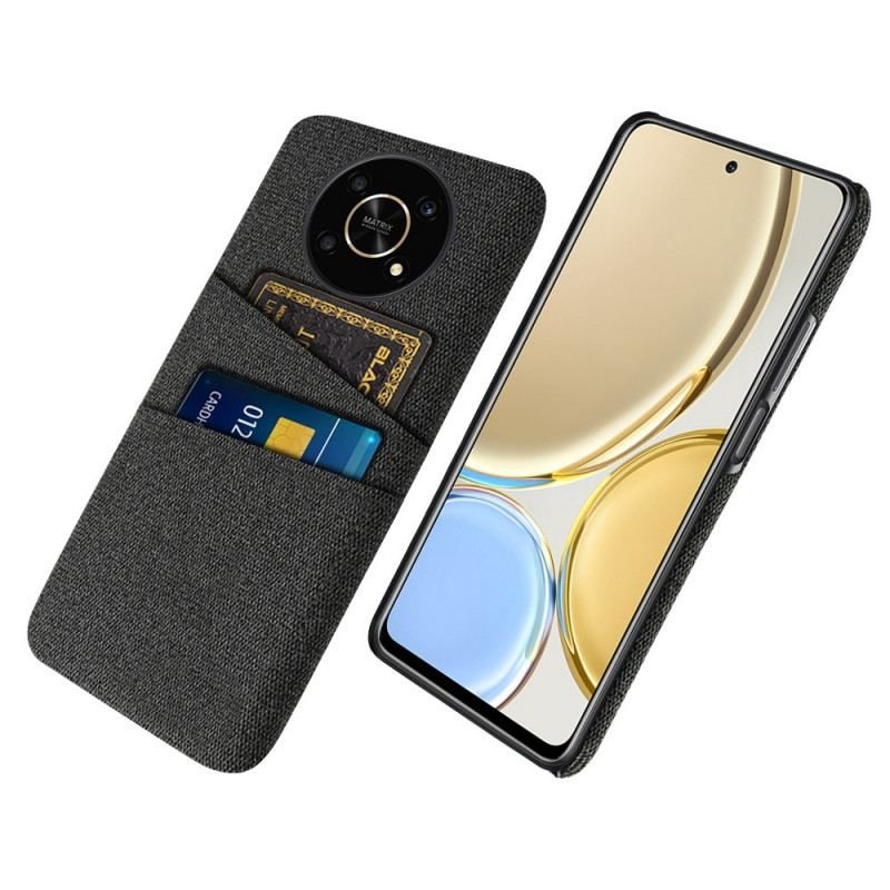 Coque Honor Magic 4 Lite 5G Tissu Porte-Cartes
