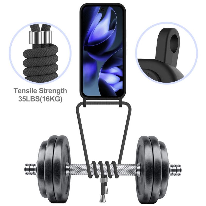 Coque à Cordon Google Pixel 10 Silicone Porte-Carte