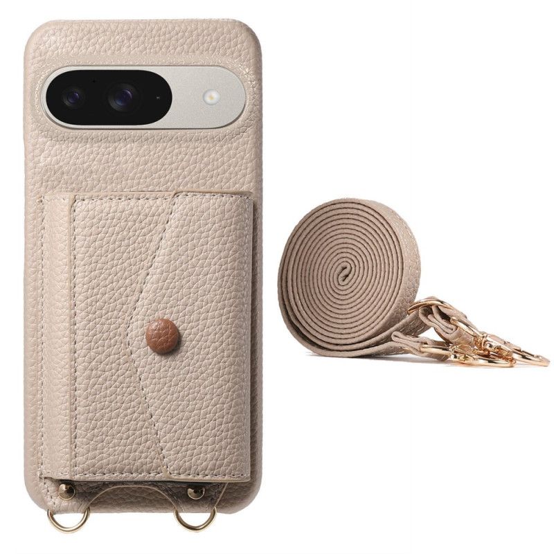 Coque Google Pixel 10 / 9 Porte-Cartes, Miroir et Bandoulière